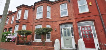 Terraced house for sale in Grosvenor Road, New Brighton, Wallasey CH45