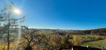 Sanierte 1,5 Zimmer Wohnung mit Balkon, Küche & Weitblick