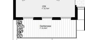 2 Zi. Penthouse mit traumhafter Dachterrasse