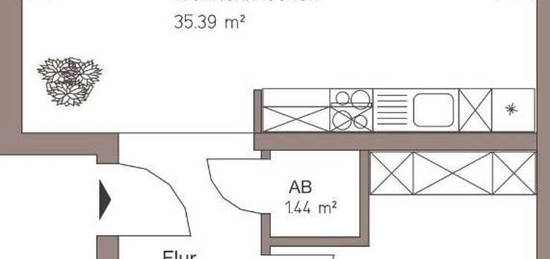 2 Raum Wohnung in Ilmenau