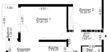 [TAUSCHWOHNUNG] Große 2-Zimmer-Wohnung in ruhiger Lage