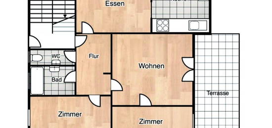 3 Zimmer Wohnung in Lochham/Gräfelfing, direkt am Stadtpark