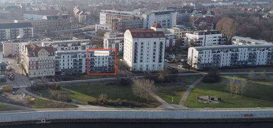 Modernisierte bezugsfertige Wohnung mit Blick auf Elbe, Stadtpark und Dom