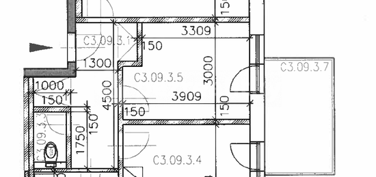 Pronájem bytu 3+kk 65 m², Sedláčkova,