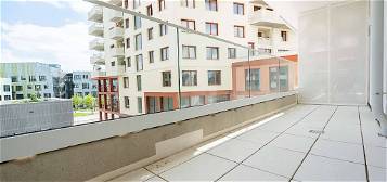 Erstbezug: Wunderschöne 2-Zimmer Wohnung mit großem Balkon im Nordbahnviertel