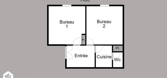 Vente appartement 2 pièces 46 m²