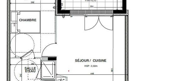 733- Joli 2 pièces de 51 m2 avec terrasse + parking