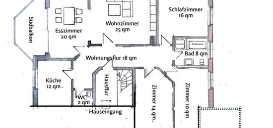 5-Zimmer-Wohnung in Hagen a.T.W. zu vermieten, ab Februar 2025