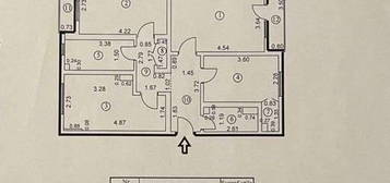 Apartament cu 3 camere in Jilava, soseaua Giurgiului langa Primarie