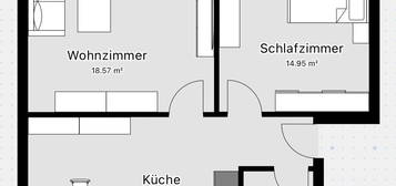 2,5 Zimmer Wohnung Dettingen-Buchhalde