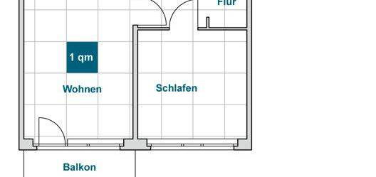 Hier macht wohnen Spaß: individuelle 2-Zimmer-Wohnung