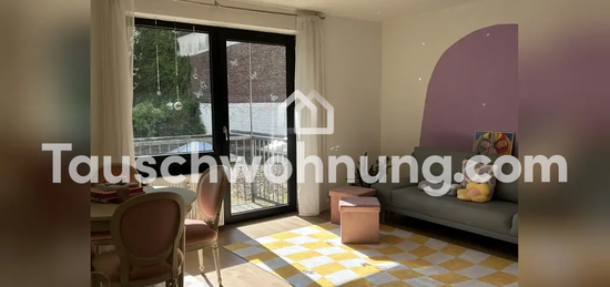 Tauschwohnung: Zentrale 2 Zimmer Wohnung mit Balkon gegen vergleichbare