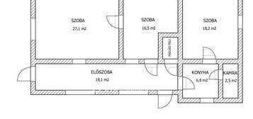 Szentesi 89 nm-es ház eladó