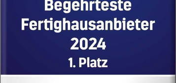 Bodentiefe Fenster und ein Runderker im exklusiven Bien Zenker Design verspricht traumhafte Stunden im Eigenheim inkl. Baugrundstück