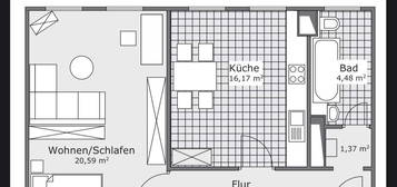 1 Zimmer Wohnung