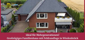 Ideal für Mehrgenerationen!
Großzügiges Familienhaus mit Feldrandlage in Wiedenbrück