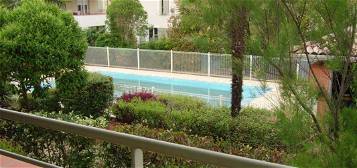 T2 34m² + balcon 10m² résidence avec piscine