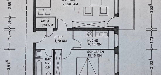 Schöne Zweizimmerwohnung mit Balkon in guter Wohnlage von Laatzen