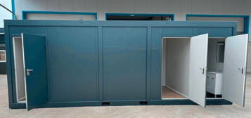 ❗❗ Neuware + 2 Jahre Garantie ❗❗ Wohncontainer sofort verfügbar: 2 Zimmer, Bad & Made in Germany! • Gemütliches Tiny House: 2 Schlafzimmer, Bad - Isoliert, gedämmt, stabil, sicher, trocken, robust neu