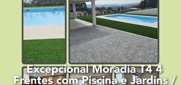 Fabulosa Moradia T4 Bifamiliar /Nova/Piscina S. Maria da Feira