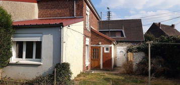 Maison de 60m², 2chambres, jardin, passage