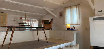 Appartement 85m² + patio + terrasse