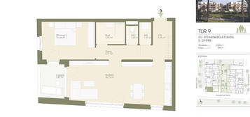 Südwestlich ausgerichtete & geräumige 2-Zimmerwohnung mit Loggia im EG ab 01.12.2024