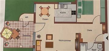 Attraktive 2,5-Zimmer-Wohnung mit Terrasse & Garten in Maichingen