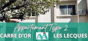 APPARTEMENT DE TYPE AUX LECQUES PROCHE DES PLAGES A PIEDS