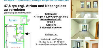 Schöne helle Einraumwohnung im Zentrum Hainichens