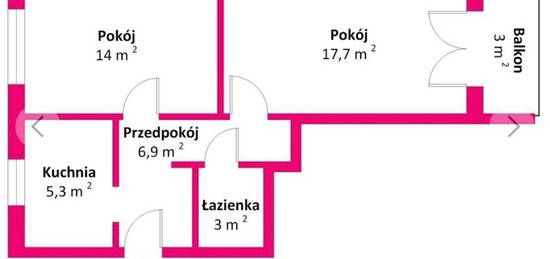 Wynajmę 2 pokojowe mieszkanie studentom