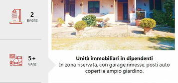 Unità immobiliari con giardino e garage