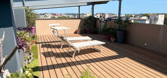 Rarissime à Montpellier, Roof Top de 113 m² avec Terrasse de 115 m² et 46 m² de Garages