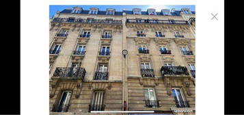 Appartement haussmannien meublé, 2 pièces, métro convention