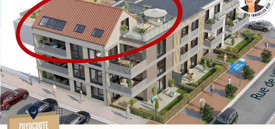 Appartement Duplex T5 (117m²) avec Rooftop en vente à ZUYDCOOT