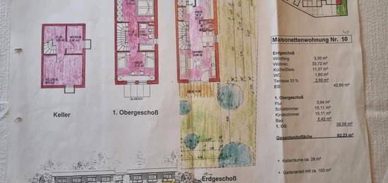 3-Zimmer-Maisonettewohnung