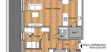 Traumhafte Penthouse Wohnung mit großer Dachterrasse - KFN Förderfähig!