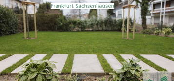 Stilvolle Garten-Wohnung mit 3 Zimmern und luxuriöser Ausstattung in Frankfurt-Sachsenhausen