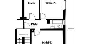 2,5 Zimmer Wohnung mit Balkon ab sofort