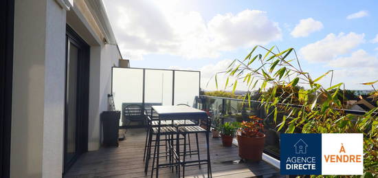 Appartement double terrasse - Dernier étage - Rennes 4 pièces 97 m2