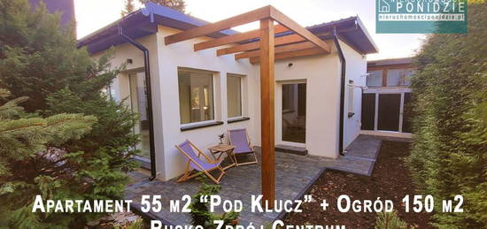 Apartament 55 m2 z ogródkiem „Pod klucz” Busko-Zdrój