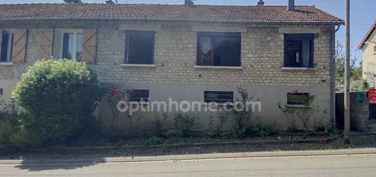 Maison de plain-pied  à vendre, 4 pièces, 2 chambres, 60 m²