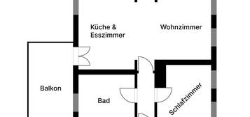 Nachmieter gesucht: 2-Zimmer-Wohnung in der Jakober Vorstadt