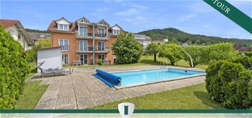 3-Zi.-Wohnung mit Seeblick, Pool und FeWo-Genehmigung in zweiter Reihe zum See in Ludwigshafen