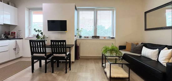 Štýlový 1 izbový apartmán na začiatku Petržalky