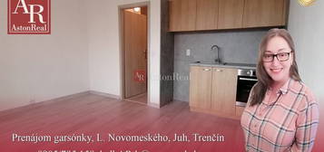 IBA U NÁS! Prenájom, garsónka 28m2, lodžia 6m2, L. Novomeského,Trenčín