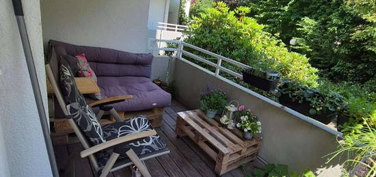 Stilvolle 2-Zimmer-Hochparterre-Wohnung mit EBK und großem Balkon/Terrasse in München Neuhausen