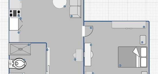 Ganz neue Geschmackvolle 2-Raum-EL-Wohnung in Stuttgart