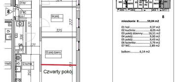 3-4 pokoje - idealne do podziału z osobną kuchnią