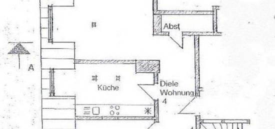 Grosse 2-Raum-Wohnung im Zentrum von WR